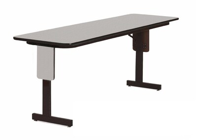 Correll 60 Metal & Laminate Panel Leg Folding Table, Gray Granite (SP2460PX-15)