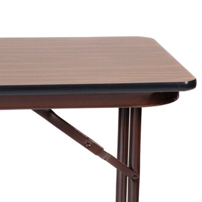 Correll 60" Wood, Steel & Plastic Seminar Folding Table, Walnut (ST2460PX-01)