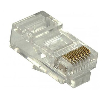 IDEAL® CAT-6 RJ-45 8-Position 8-Contact Round Solid Modular Plug