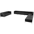 Flash Furniture Hercules Imagination Series Leather Sectional and Sofa Set; 10 Pieces (ZBIMAGSET19)