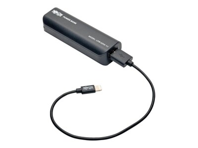 Tripp Lite 2600 mAh Mobile Power Bank USB Battery Charger with LED Indicator; Black (UPB-02K6-1U)