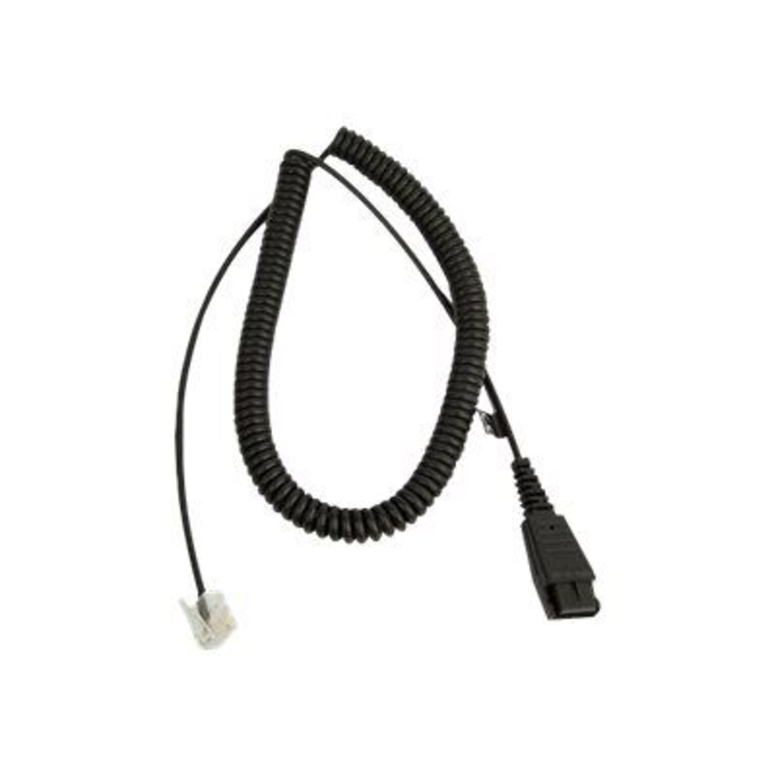 Jabra 8800-01-89 2m RJ-9/Quick Disconnect Data Transfer Cable, Black