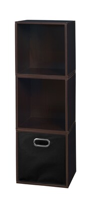 Regency Niche Cubo Storage Set, Truffle/Natural, 3 Cubes and 1 Canvas Bin (PC3PKTF1TOTE)