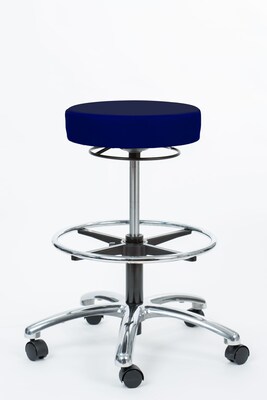 Brandt Industries 21.75" Navy Pneumatic Stool (17421RR-FR Navy)