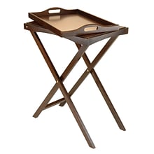 Winsome Folding Butler Tray Table, Antique Walnut (94422)