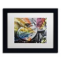 Trademark Fine Art Coupon Stories by Dan Monteavaro 11 x 14 White Matted Black Frame (ALI0950-B1114MF)