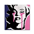 Trademark Fine Art Marilyn Monroe III by Mark Ashkenazi 35 x 35 Canvas Art (ALI1009-C3535GG)
