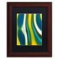 Trademark Fine Art Fury Stream 1 by Amy Vangsgard 11 x 14 Black Matted Wood Frame (AV0136-W1114BMF)