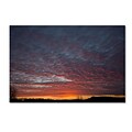 Trademark Fine Art Amazing Winter Sunset by Kurt Shaffer 16 x 24 Canvas Art (KS01063-C1624GG)