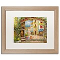 Trademark Fine Art Capri Isle by Rio 16 x 20 White Matted Wood Frame (MA0421-T1620MF)