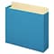 Pendaflex Reinforced File Pocket, 3 1/2 Expansion, Letter Size, Blue, 10/Box (PFXFC1524PBLU)