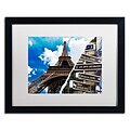 Trademark Fine Art Afternoon in Paris by Philippe Hugonnard 16 x 20 White Matted Black Frame (PH0102-B1620MF)