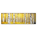 Trademark Fine Art PanorAspens Yellow Floor by Roderick Stevens 10 x 32 Canvas Art (RS1020-C10