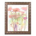 Trademark Fine Art Red Poppy Impressions by Sheila Golden 16 x 20 Ornate Frame (SG5735-G1620F)