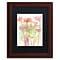 Trademark Fine Art Red Poppy Impressions by Sheila Golden 11 x 14 Black Matted Wood Frame (SG5