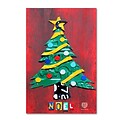Trademark Fine Art Noel Christmas Tree by Design Turnpike 22 x 32 Canvas Art (ALI1274-C2232GG)