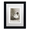 Trademark Fine Art Dog #5 by J Hovenstine Studios, 11 x 14 White Matted Black Frame (ALI1336-B1114MF)