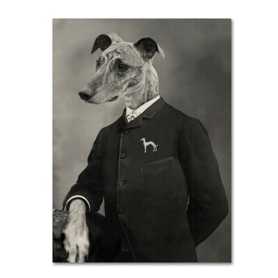 Trademark Fine Art ''Dog #6'' by J Hovenstine Studios, 14" x 19" Canvas Art (ALI1337-C1419GG)