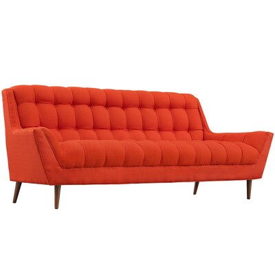 Modway Response 89W Fabric Sofa, Red (EEI-1788-ATO)