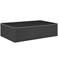 Modway Sojourn Outdoor Patio Coffee Table; Chocolate (EEI-1852-CHC)