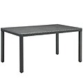 Modway Sojourn Outdoor Patio Dining Table; Chocolate (EEI-1934-CHC)