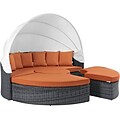 Modway Summon Outdoor Patio Daybed (EEI-1997-GRY-TUS-SET)