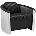 Modway Visibility 43 Vinyl Lounge Chair; Black (EEI-2071-BLK)