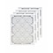 Brighton Professional™ MERV 8 24 x 24 x 1 (23.38 x 23.38) Pleated 1 Air Filter, 4/Pack (FB24X2