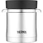 Thermos Stainless Steel Microwavable Food Jar With Stainless Steel Vacuum Insulated Sleeve, 16 Oz.