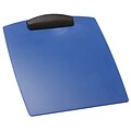 Storex Plastic Clipboard, Letter, Blue, 12.75 x 9.75 x 0.875 (STX40116B12C)