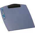 Storex Plastic Clipboard, Letter Size,12.75 x 10.25 x 0.875, Blue (STX41101U12C)