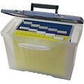 Storex Portable File Box with Organizer Lid, Letter/Legal (STX61511U01C)