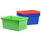 Storex 22 Quart Storage Bins, Assorted Colors, 6/Carton (STX61515U06C)
