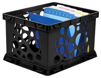 Storex Large Storage and Transport File Crate, Letter/Legal, 3/CT (STX61546U03C)