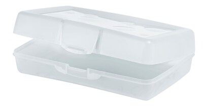 Storex Pencil Box, Assorted, 12/Ct (STX61622U12C)
