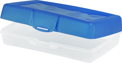 Storex Pencil Box, Assorted, 12/CT (STX61623U12C)