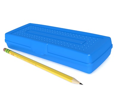 Storex Pencil Box, Assorted, 12/CT (STX61633U12C)