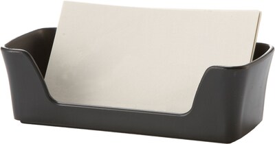 Storex Plastic Recycled Business Card Holder, 6/CT (STX70170U06C)