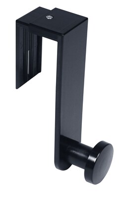 Storex Partition Hanger, Hook, Black (STX70206B12C)