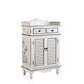 Stein World Willow 45 Accent Cabinet; White with blue (13406)