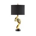 Stein World 100 Watt Belle Table Lamp; Gold, Black (99809)