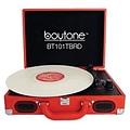 boytone  Mobile Briefcase Record Turntable; Red (BT-101TBRD)
