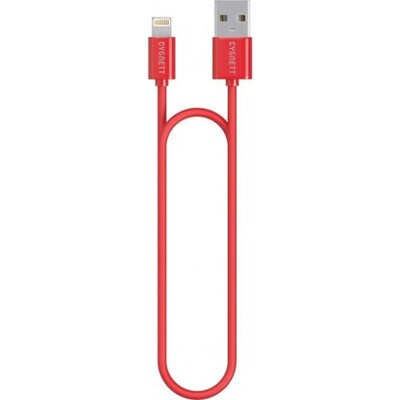 Cygnett (CY1474PCCSL) iPad/iPhone/iPod 4' Charging/Data Cable; Lightning/USB, Red