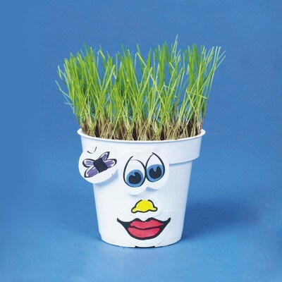 S&S® Grassy Gertie Craft Kit, 50/Pack