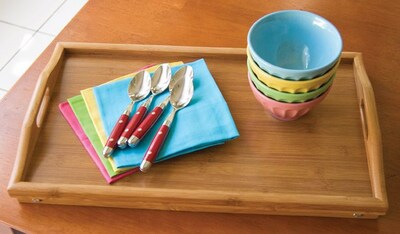 Lipper Bamboo Folding Bed Tray