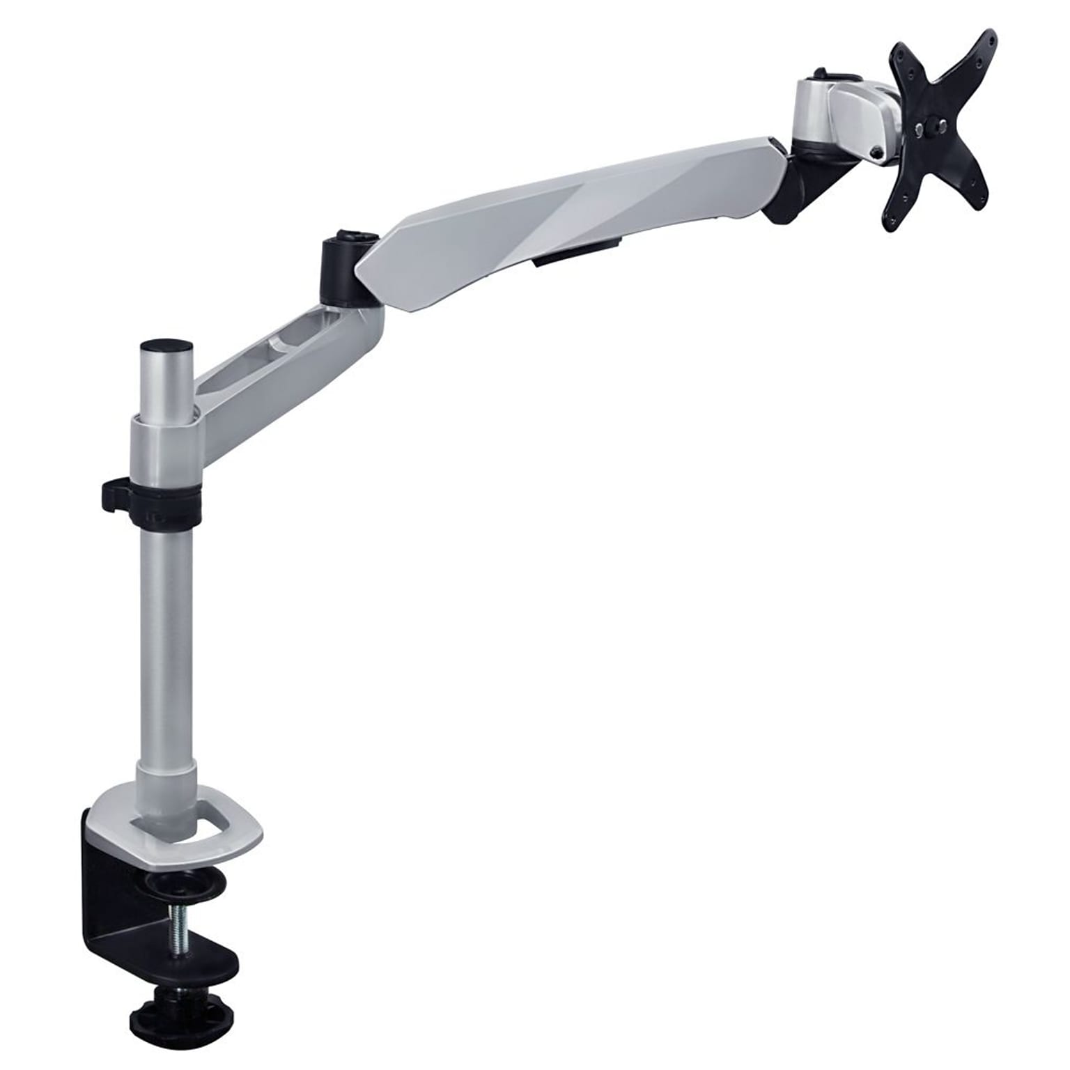Mount-It! Modular Desk Mount Adjustable Monitor Arm, Up to 30 Monitors, Gray/Silver (MI-35116)