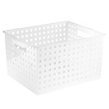 InterDesign Household Storage Basket, Large, Frost (61870)
