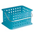 InterDesign Storage Organizer Basket, Small, Azure (61268)