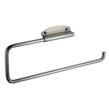InterDesign Forma Swivel Paper Towel Holder for Kitchen, Wall Mount/Under Cabinet, Brushed Stainless