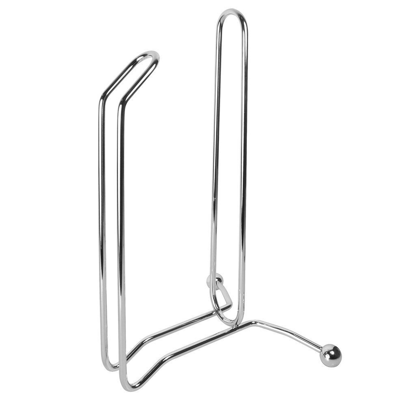 InterDesign Aria Paper Towel Holder for Kitchen Countertops, Chrome (35402)